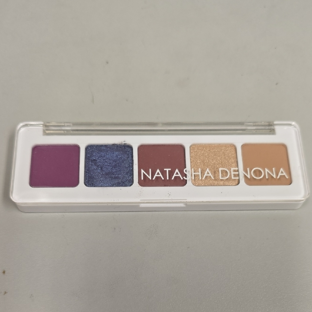 Natasha Denona Vibrant Eyeshadow Palette - Purple, Blue, Gold, Tan
